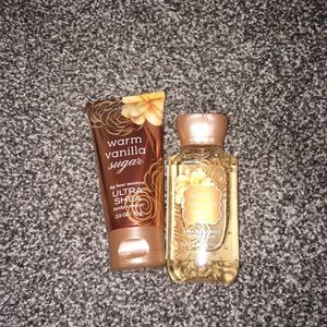Warm Vanilla Sugar body wash and body cream